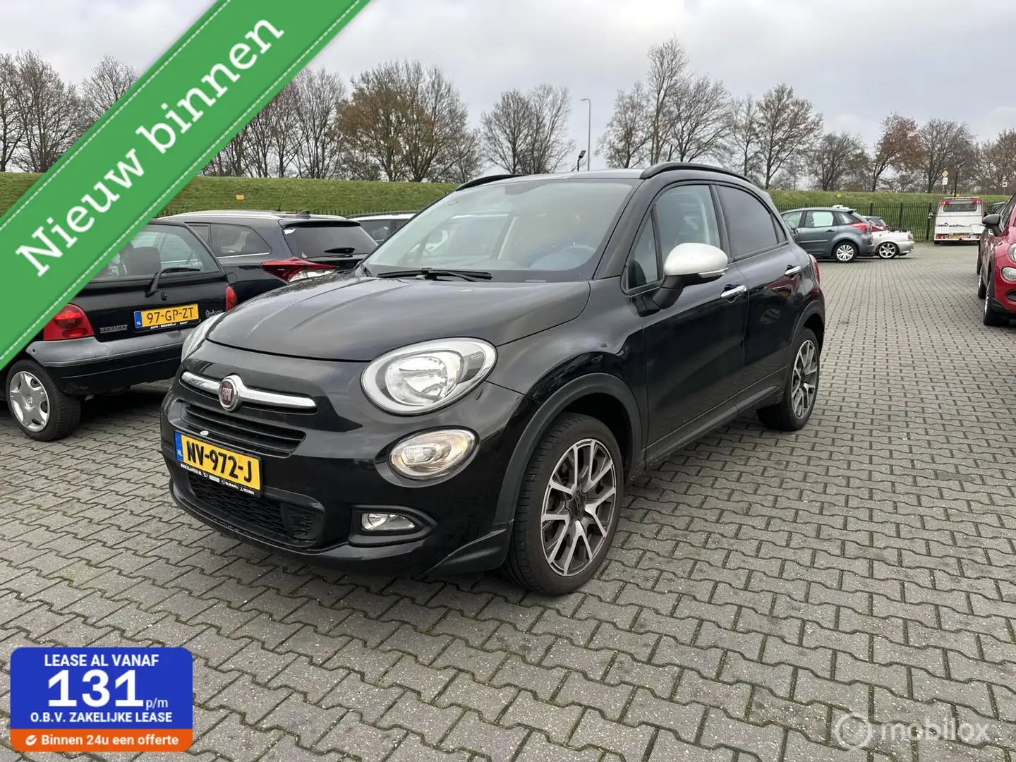 Fiat 500X 1.6 PopStar Zwart - 1