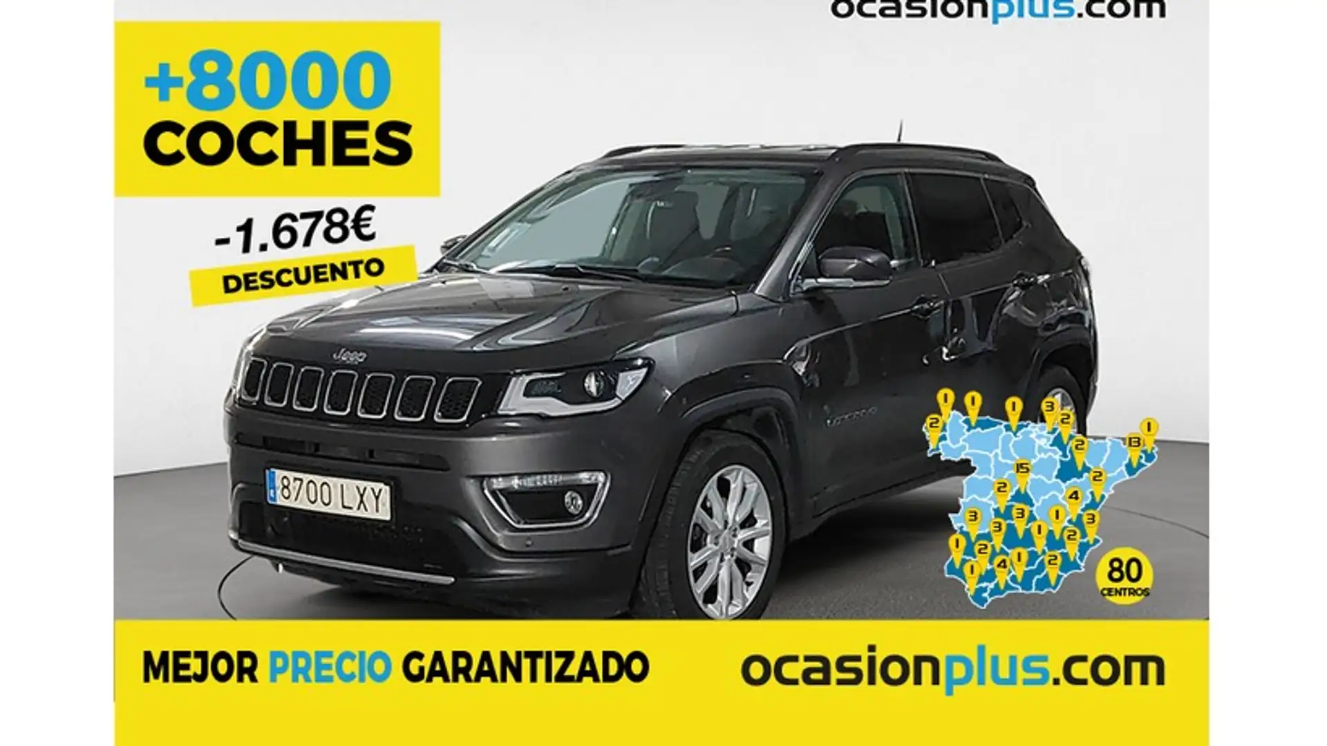 Jeep Compass 1.3 Gse T4 Limited 4x2 130 Gris - 1