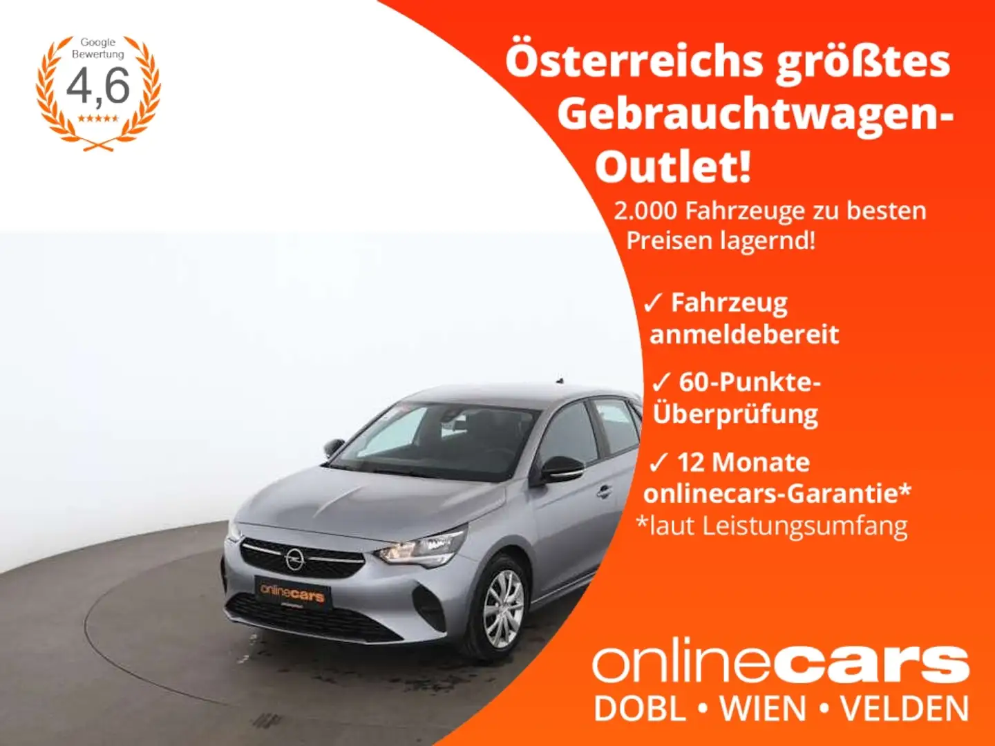 Opel Corsa F 1.2 Edition SITZHZG TEMPOMAT ASSIST PDC Grau - 1