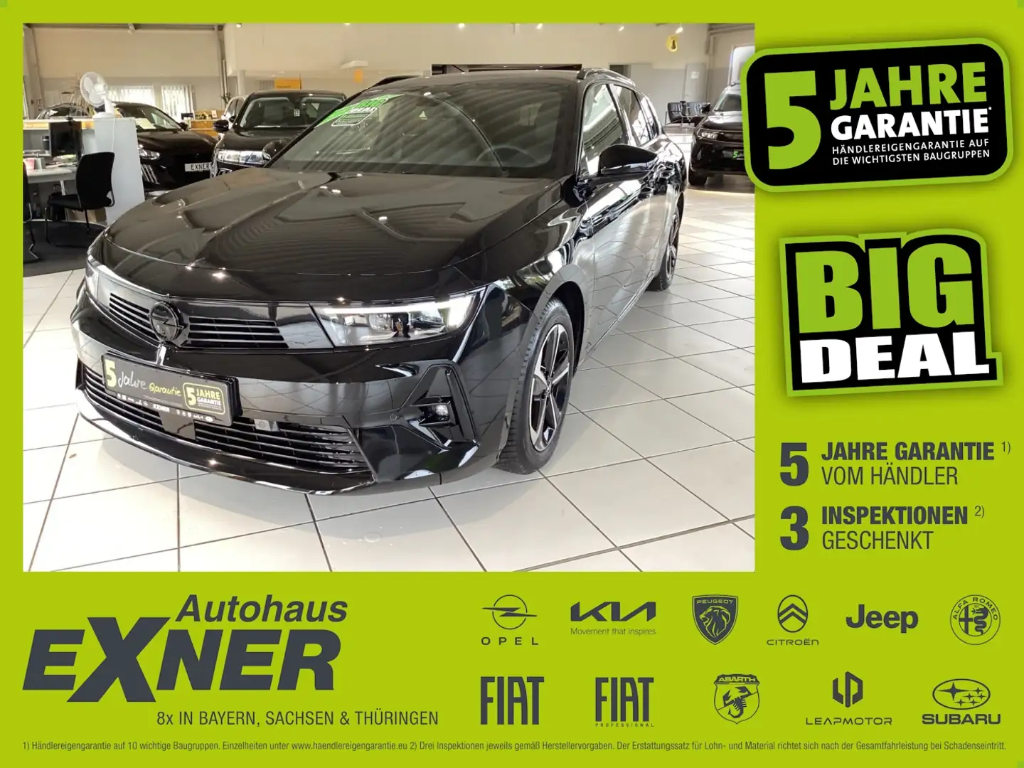 Opel Astra L Sportstourer 1.2 Turbo GS AHK+LED+Navi Noir - 1