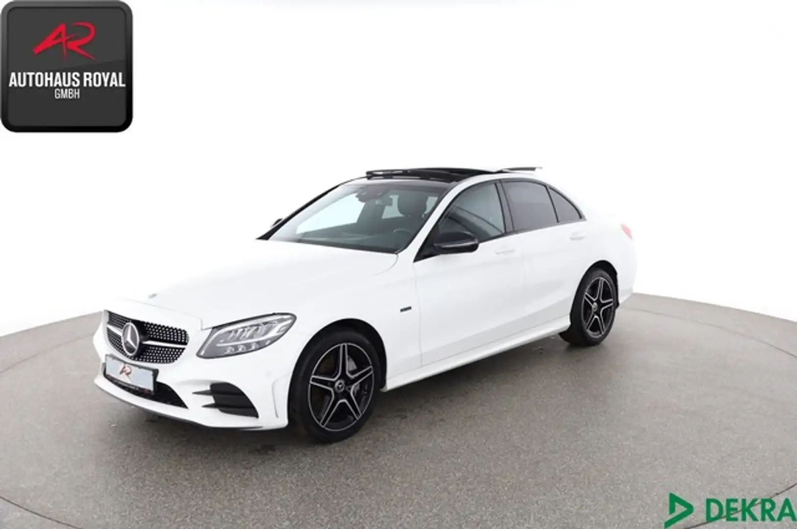 Mercedes-Benz C 300 de 3x AMG NIGHT MEMORY,PANO,HEADUP,WIDE,SH Weiß - 1