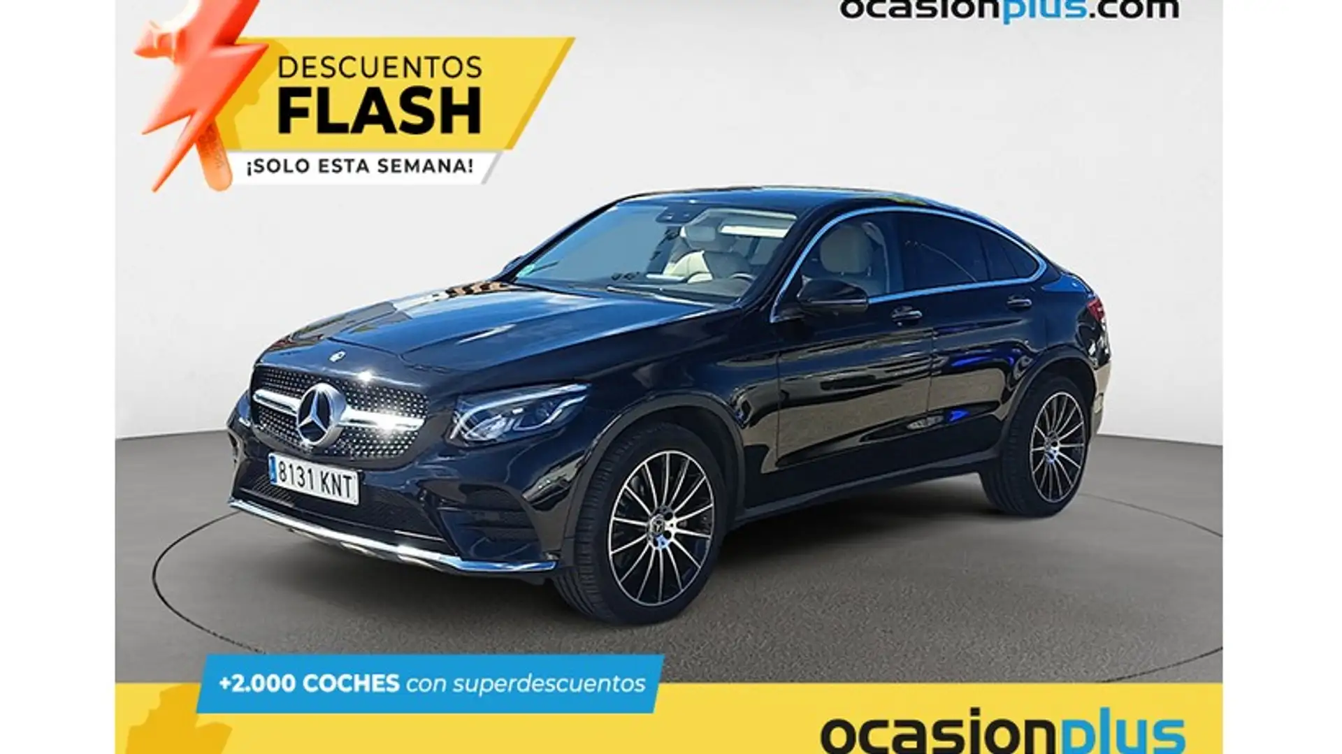 Mercedes-Benz GLC 220 Coupé 220d 4Matic Aut. Zwart - 1