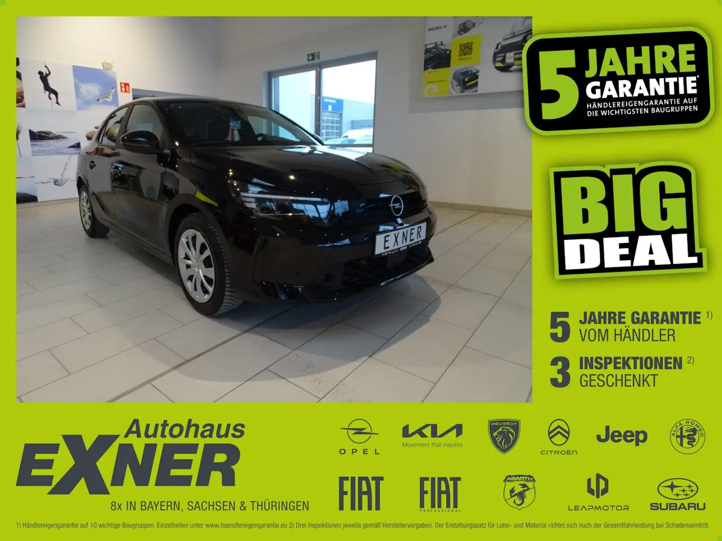 Opel Corsa F 1.2 Klimaanlage, LED, Sitzheizung Schwarz - 1