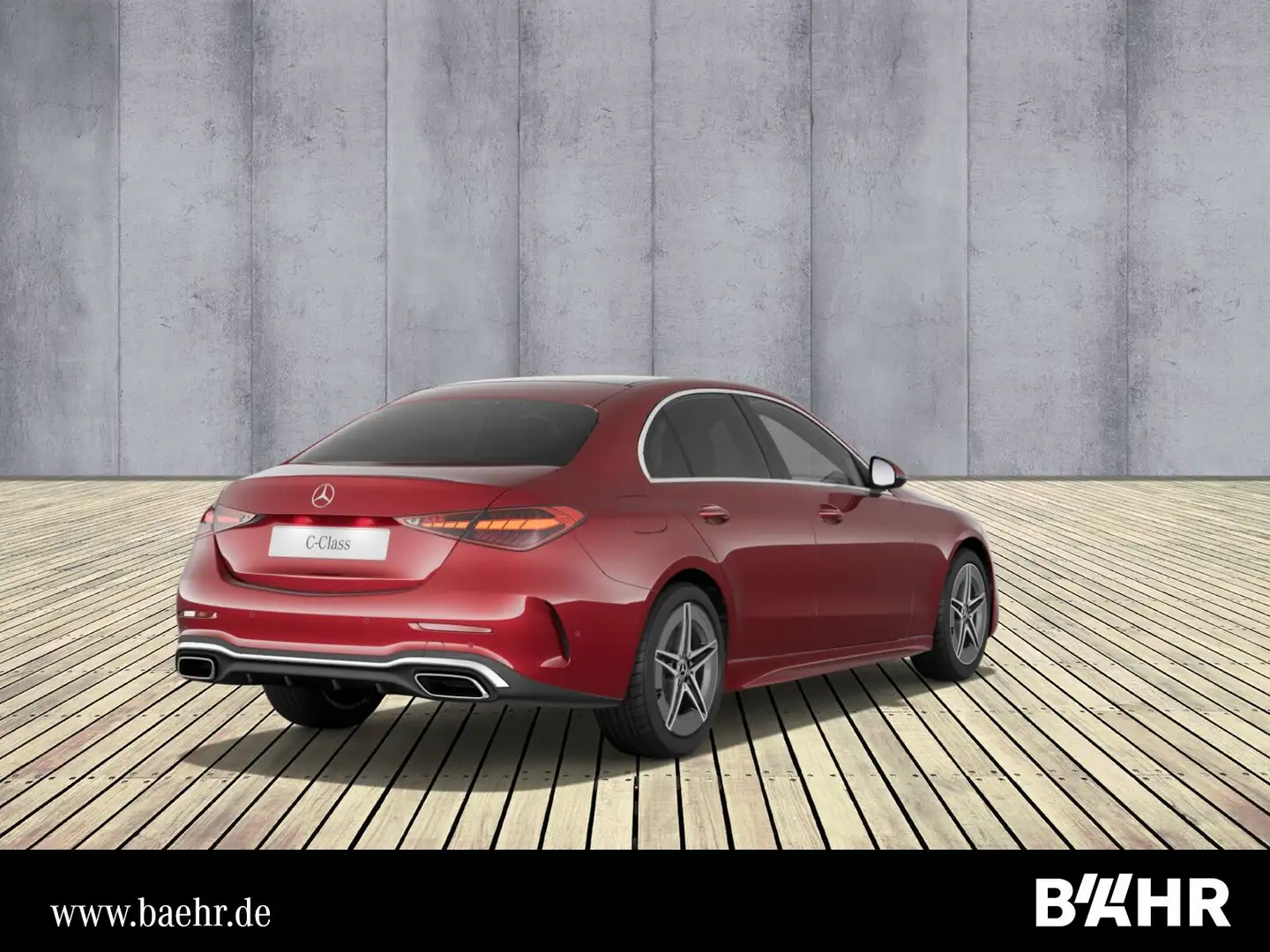 Mercedes-Benz C 180 C 180 AMG/MBUX/LED/Pano/Totwinkel/Parktr.+RFK Rot - 2