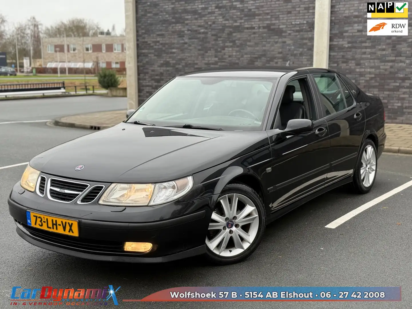 Saab 9-5 2.3t Vector | Automaat | Leder | Stoelv.w. | Comfo Zwart - 1