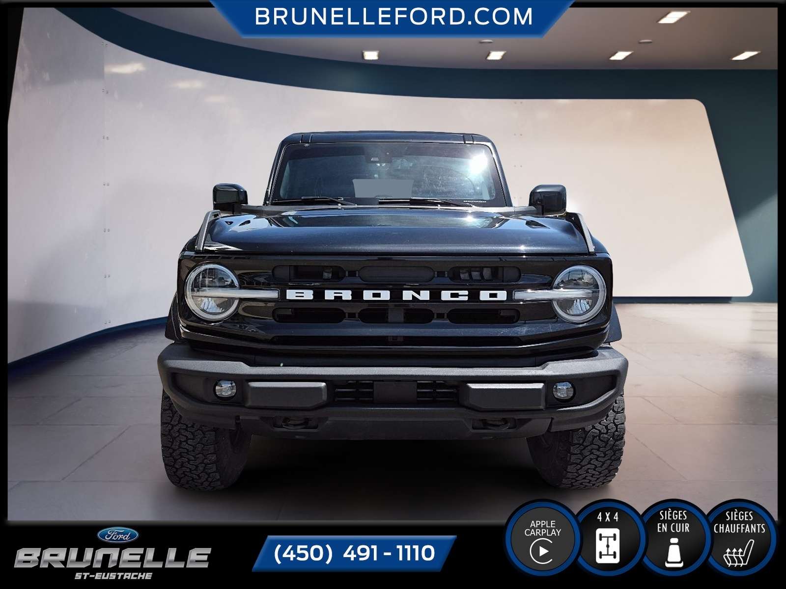 2022 Ford Bronco OUTERBANKS/CUIR/CAMERA/CARPLAY — снимка 1