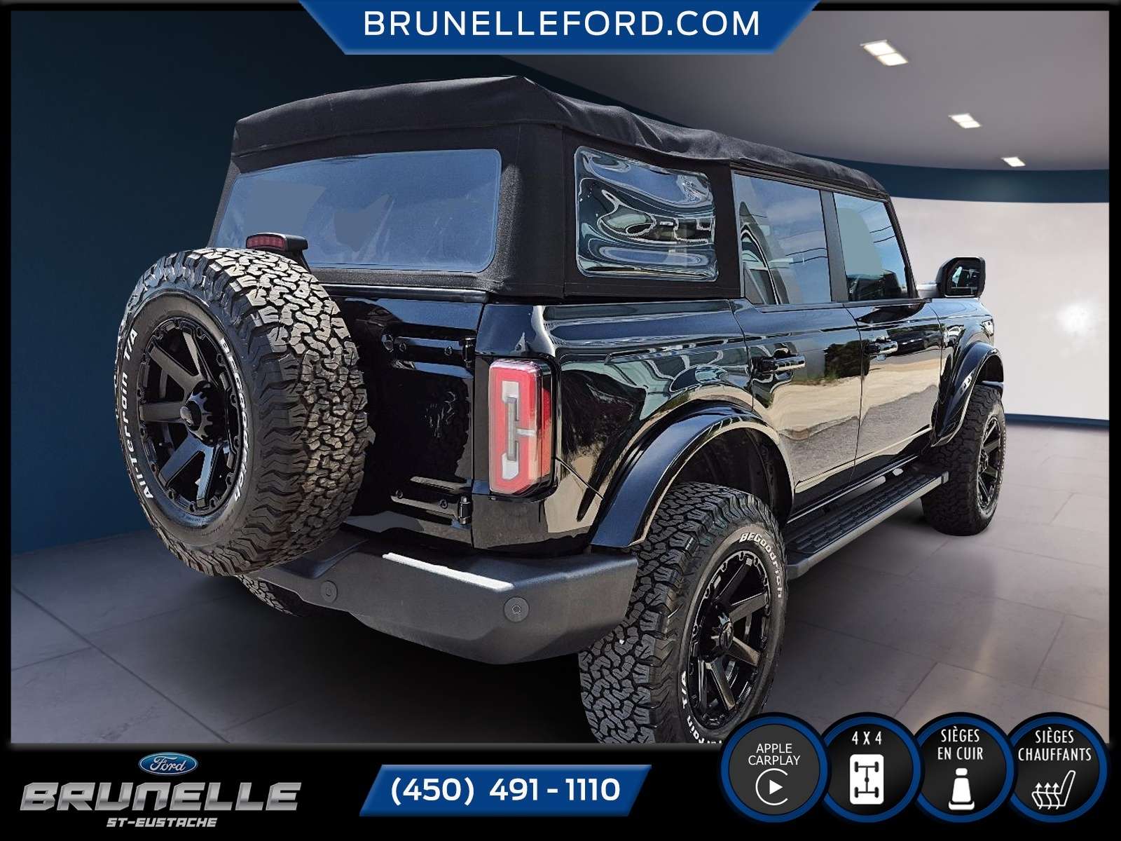 2022 Ford Bronco OUTERBANKS/CUIR/CAMERA/CARPLAY — снимка 1