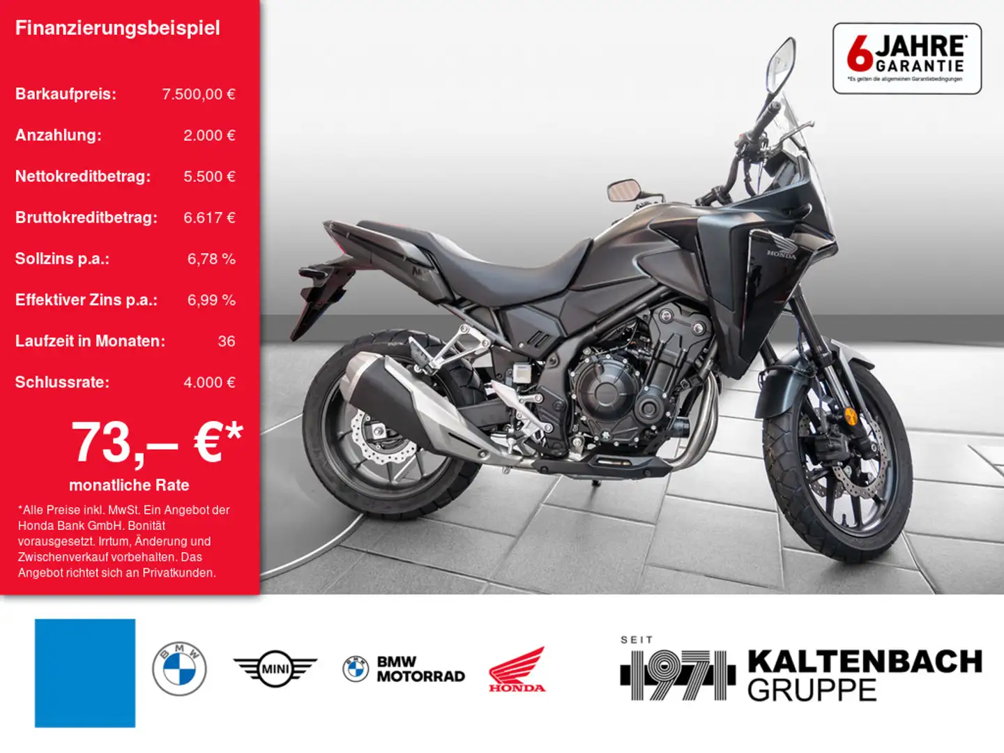 Honda CB 500 Czarny - 1
