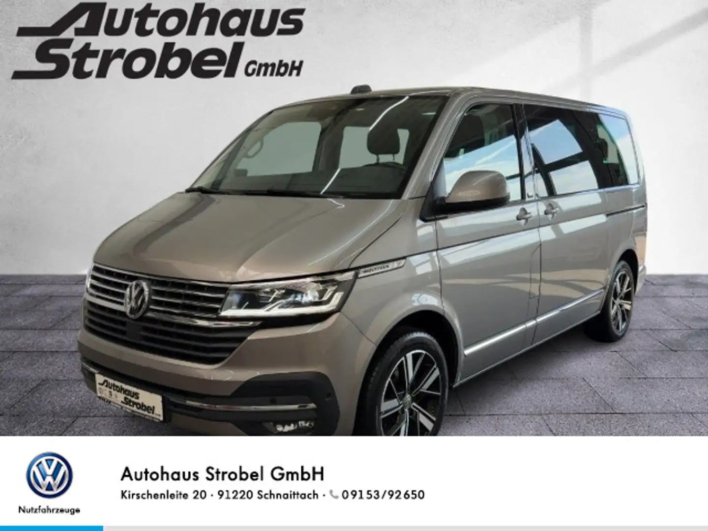 Volkswagen T7 Multivan 2.0 TDI DSG 4M "GENERATION SIX" ACC Nav Beige - 1
