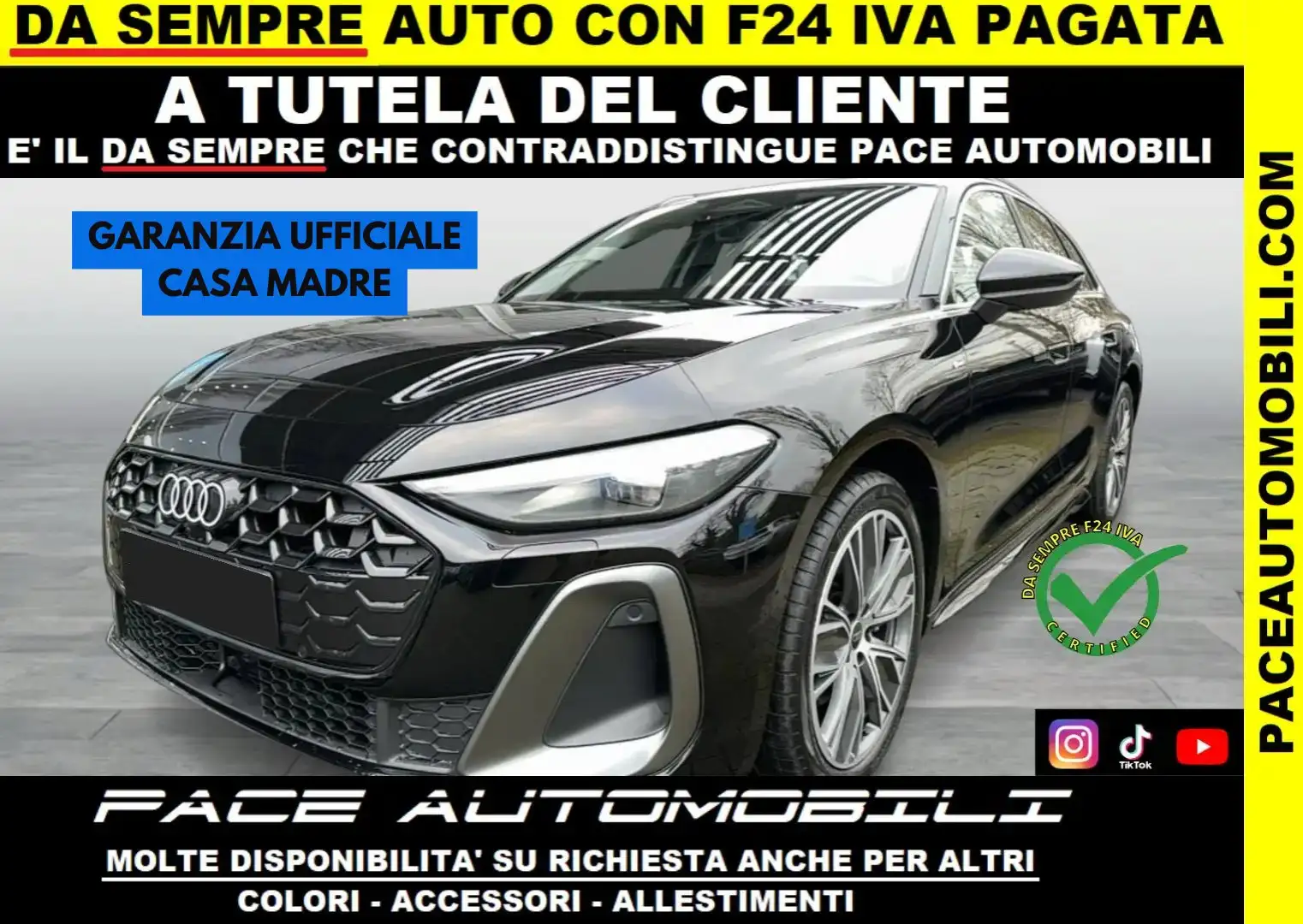 Audi A5 TFSI AVANT S LINE SLINE S-LINE LED PDC KAMERA 19" Nero - 1