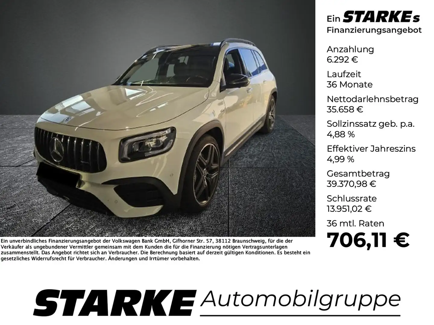 Mercedes-Benz GLB 35 AMG 4Matic Weiß - 1