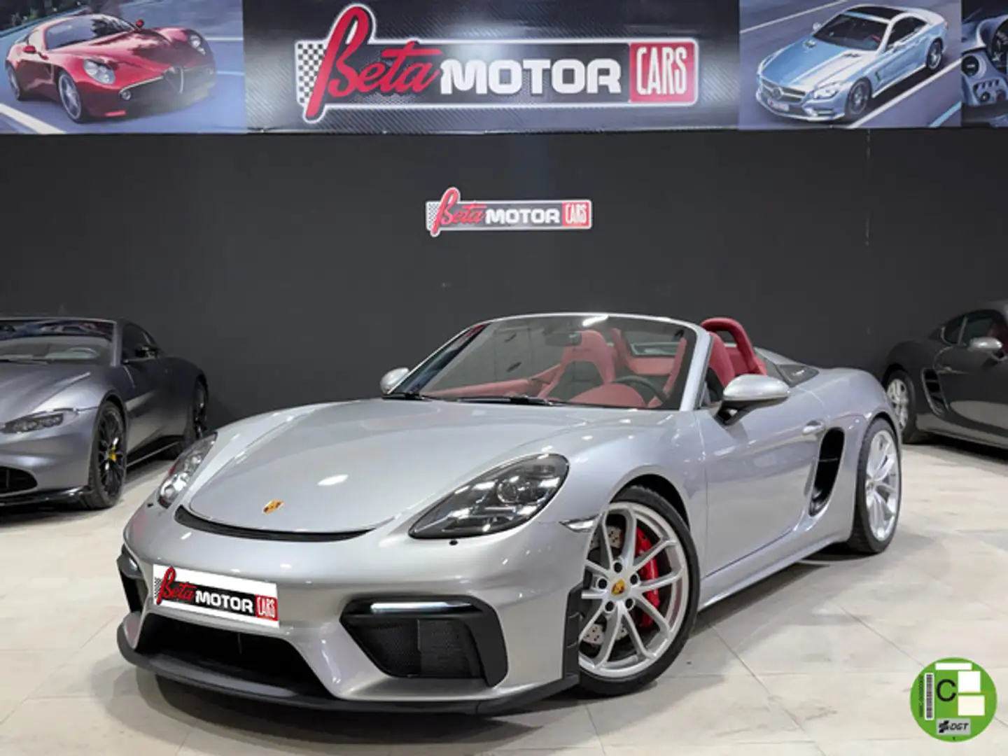Porsche 718 Spyder PDK Argent - 1