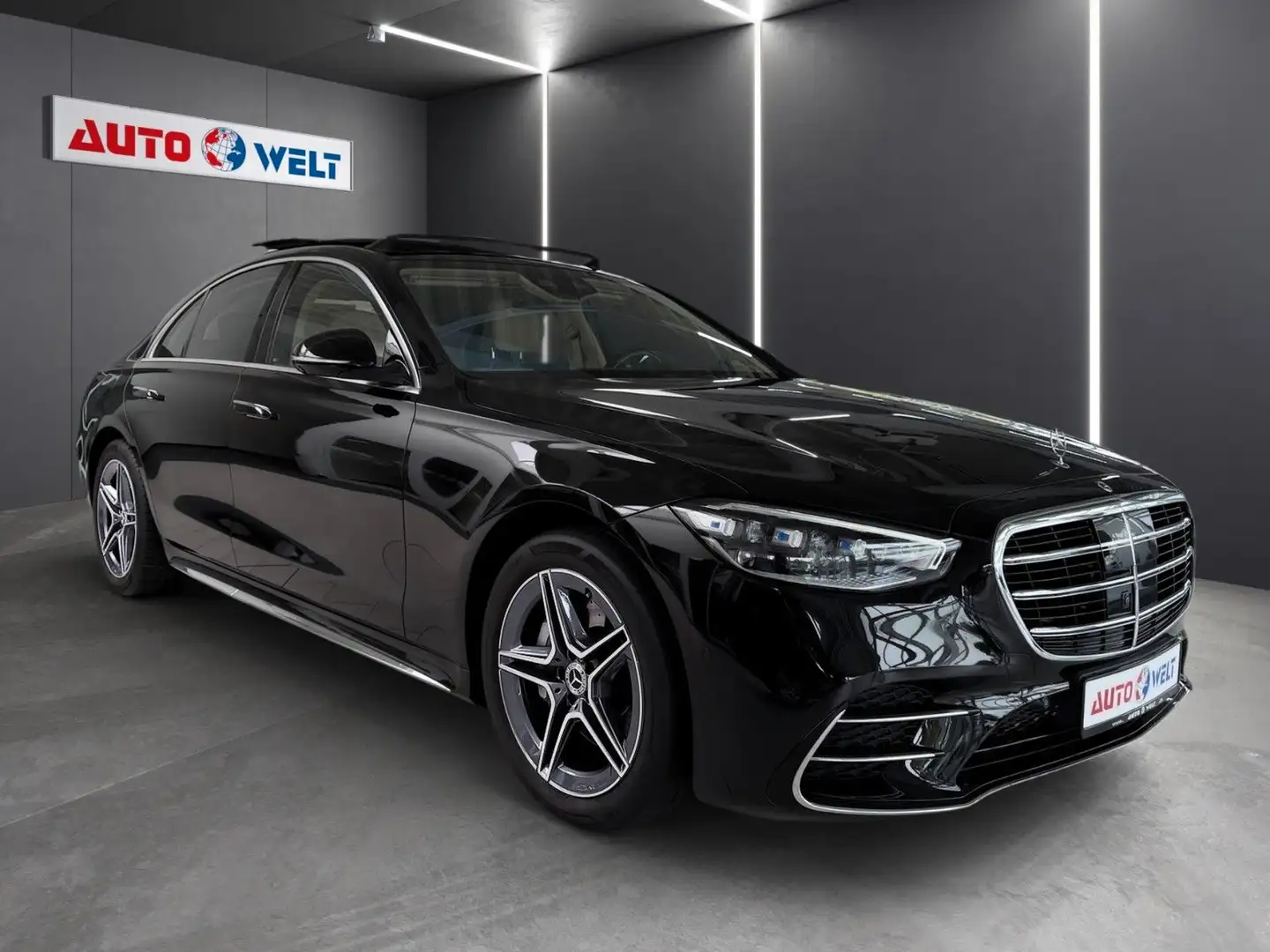 Mercedes-Benz S 350 S350d 4M AMG Exklusiv Burmester HA-Lenk Designo Schwarz - 2
