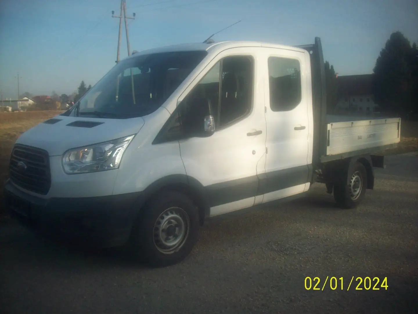 Ford Transit Pritsche 2,2 TDCi L2H1 DK 310 Ambiente Blanc - 1