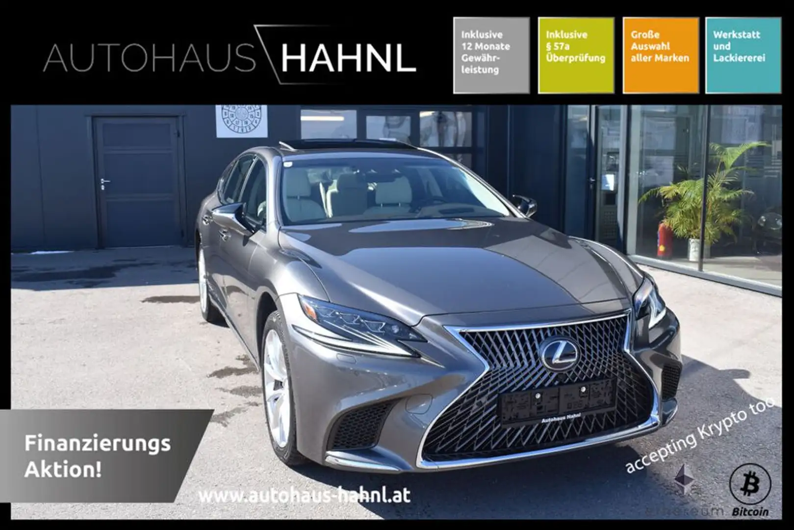 Lexus LS 500 h Luft,Pano,LED,Keyless Go... Grau - 1