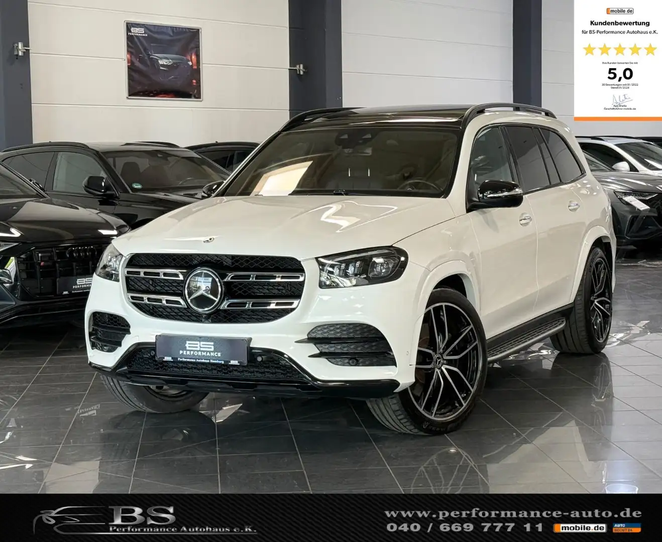Mercedes-Benz GLS 400 d 4.M |AMG|DESIGNO|NIGHT|ACC|PANO|MASSAGE Weiß - 1