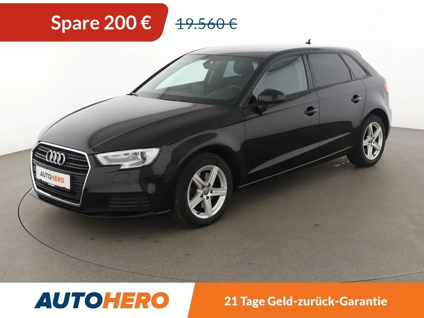 Audi A3 35 TDI Aut.*NAVI*XENON*TEMPO*PDC* Schwarz - 1