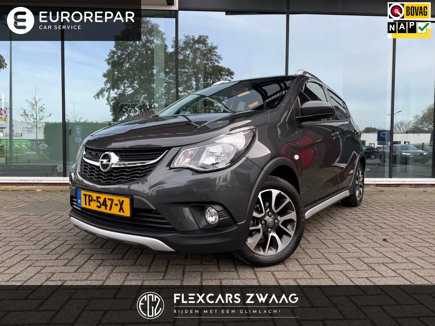 Opel Karl 1.0 Rocks Online Edition - Automaat - Navi - Airco Grijs - 1