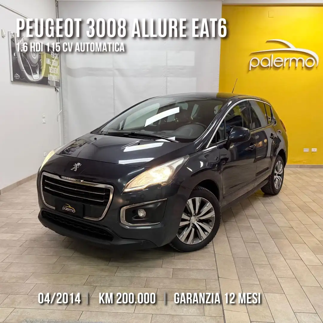 Peugeot 3008 3008 1.6 e-hdi 8v Allure s Albastru - 1