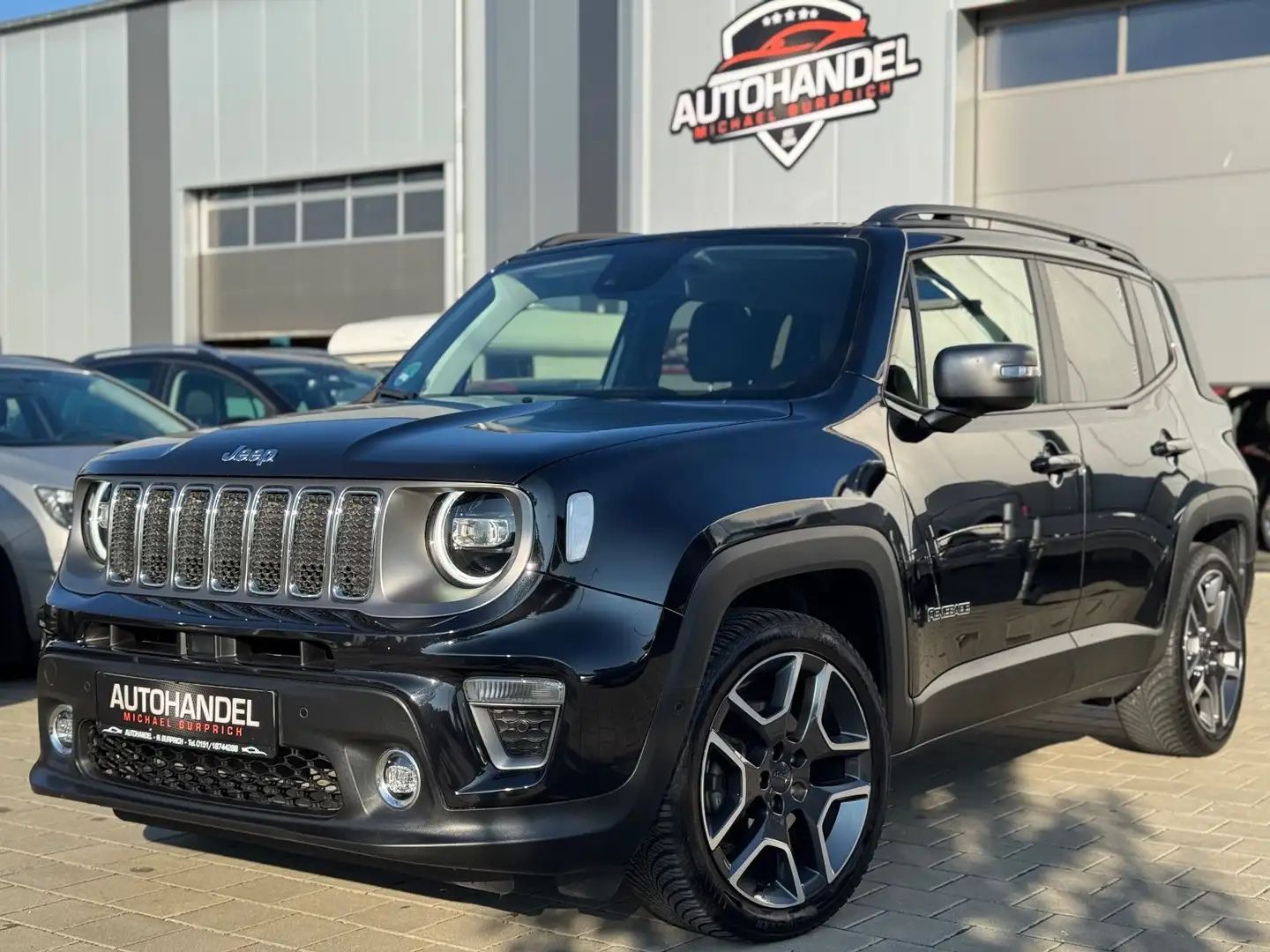 Jeep Renegade 1.0 TGDi Limited*ACC*KAM*SHZ*SPUR*TOTW Schwarz - 1