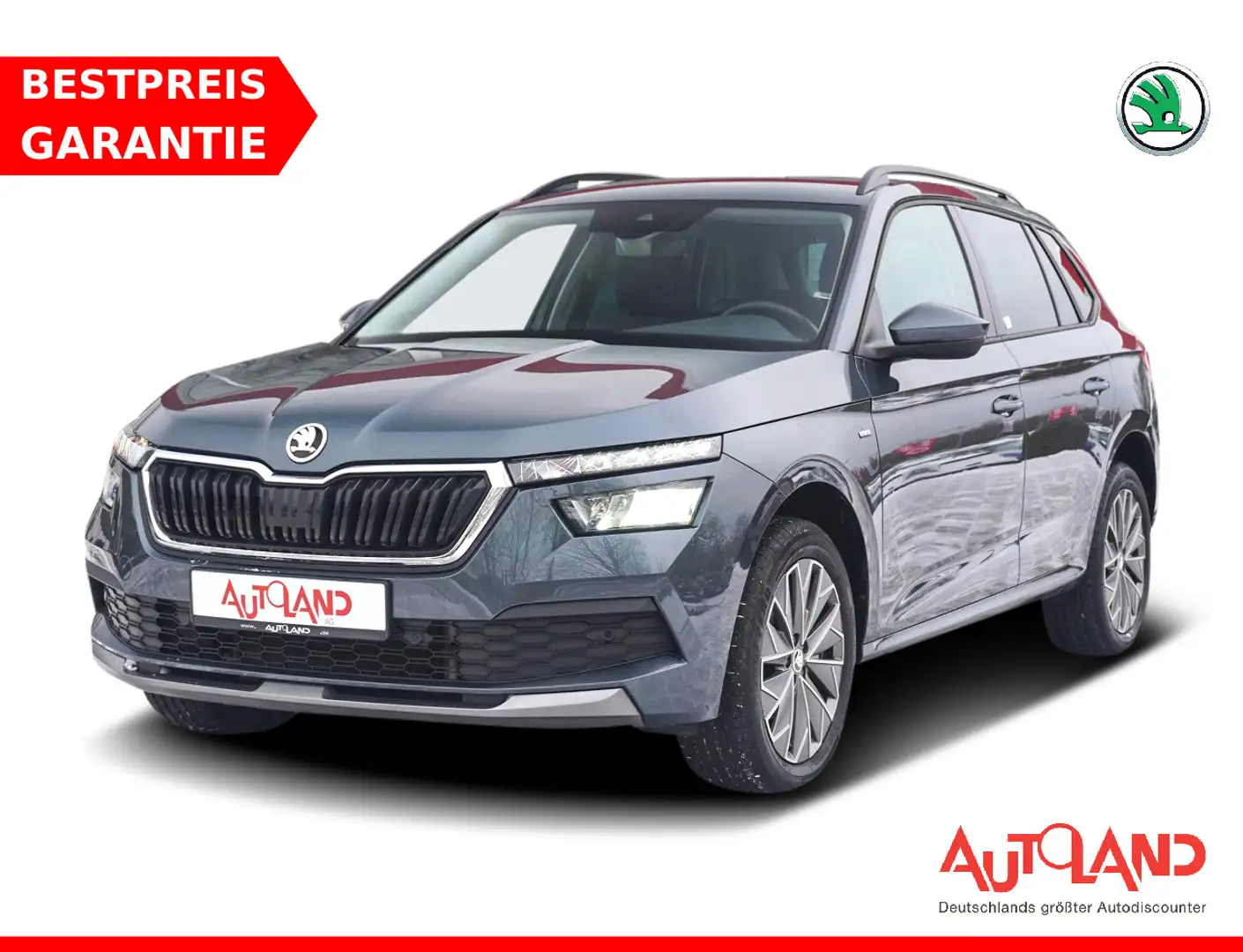 Skoda Kamiq 1.5 TSI Clever DSG LED DAB PDC Sitzheizung Grau - 1