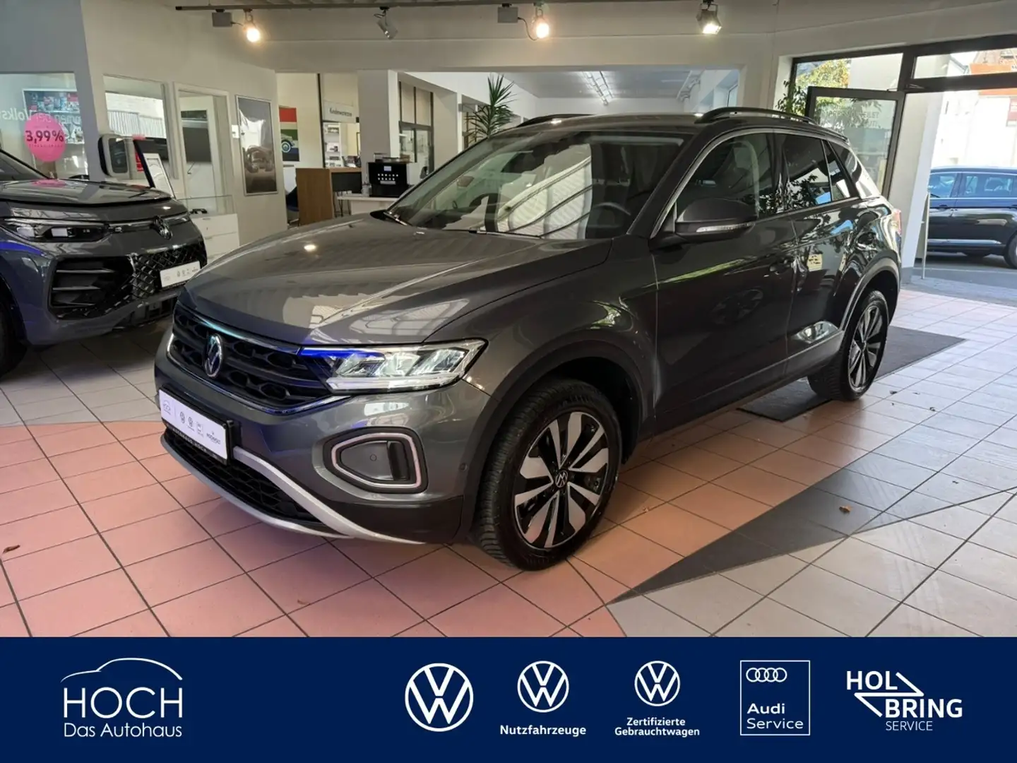 Volkswagen T-Roc 1.5 TSI Move+ACC+DSG Rückfahrkamera+Lane Assist Grau - 1