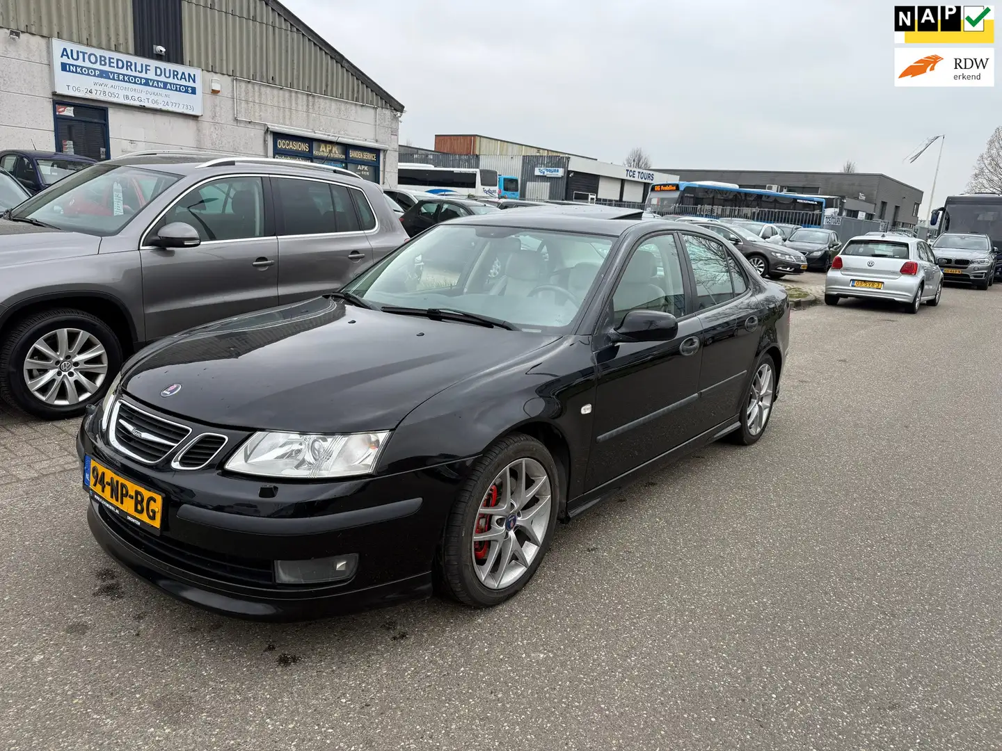 Saab 9-3 Sport Sedan 2.0T Aero automaat Clima Bj:2004 NAP! Schwarz - 1