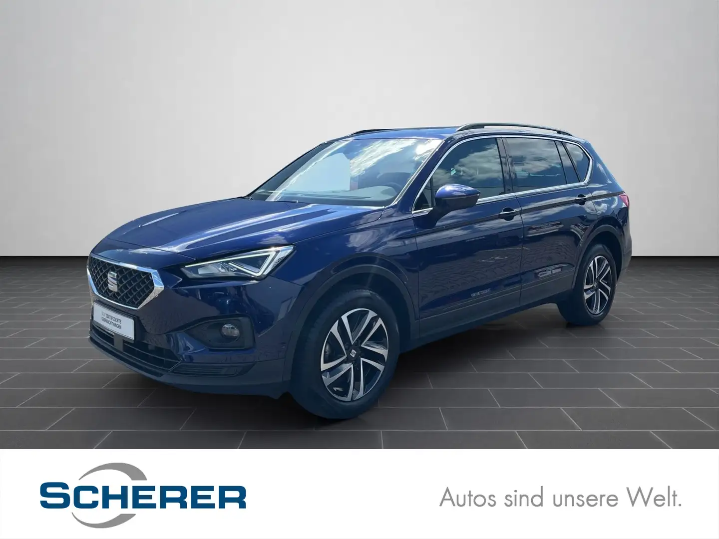 SEAT Tarraco 1.5 TSI Style DSG/NAVI/PDC/AHK uvm. Blau - 1