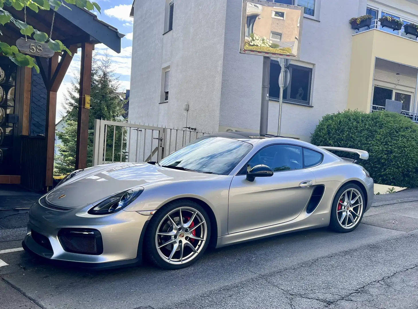 Porsche Cayman S GT4 PDK SAGA Sportchrono Silber - 1