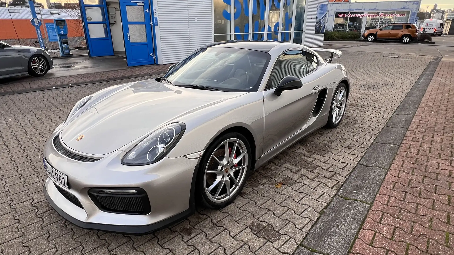 Porsche Cayman S GT4 PDK SAGA Sportchrono Silber - 2