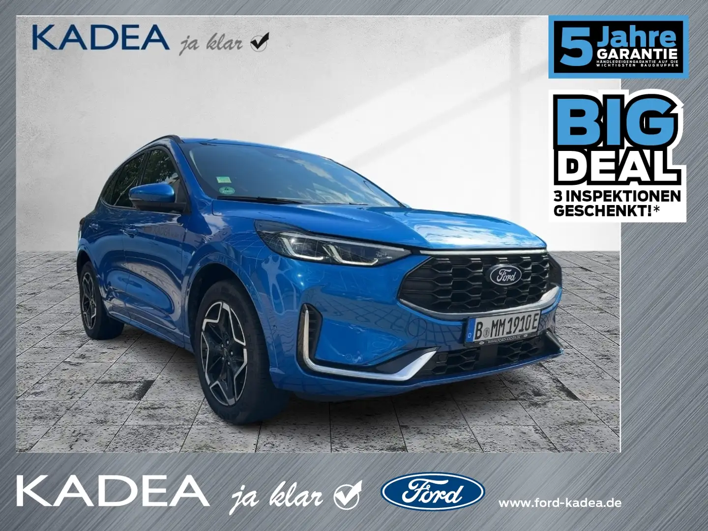 Ford Kuga 2.5 Duratec PHEV ST-Line X ACC+LED+Navi+SHZ Blu/Azzurro - 1