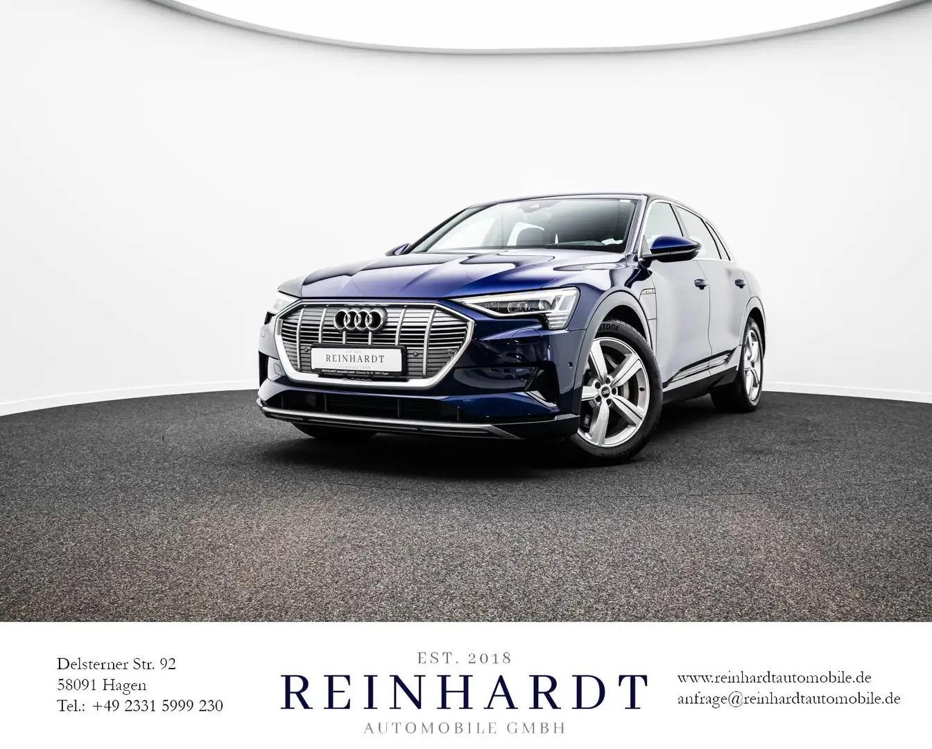 Audi e-tron 55 ADVANCED 20Z./HuD/NAV+/AIR-SUS/KAMERA Blau - 1