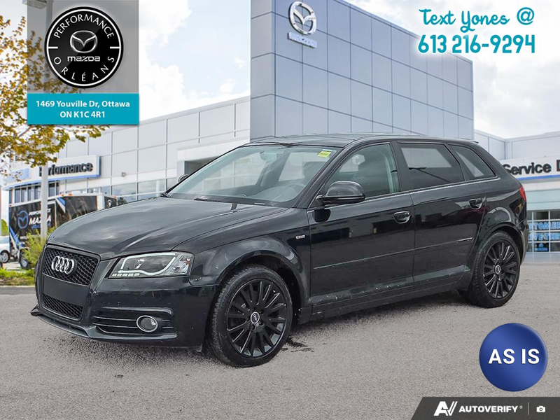 Black 2009 Audi A3 Wagon All-Wheel Drive 6-Speed Automatic