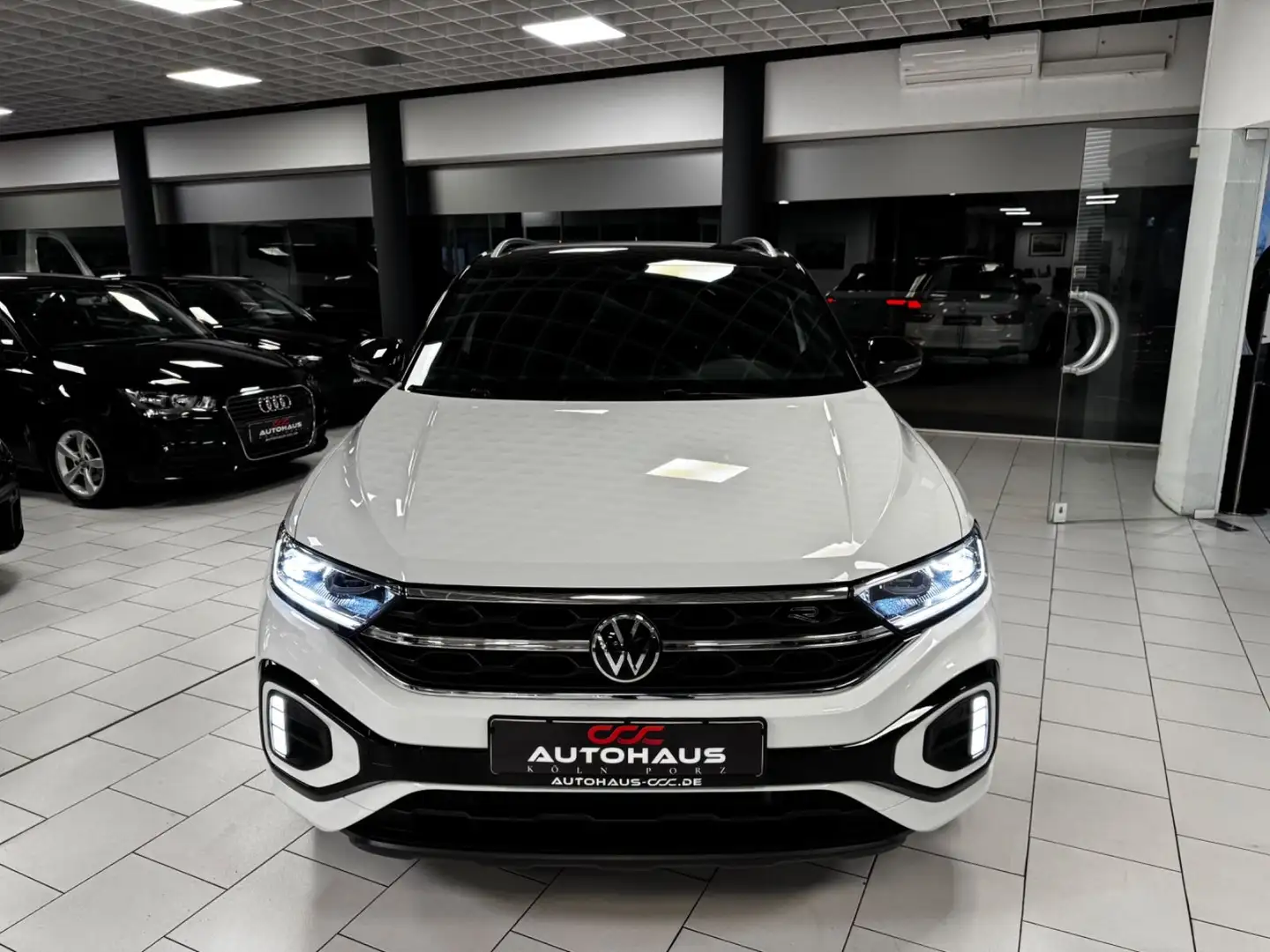 Volkswagen T-Roc T-ROC 2.0TDI R-Line|Virtual|ACC|NAVI|DSG|AHK Weiß - 2