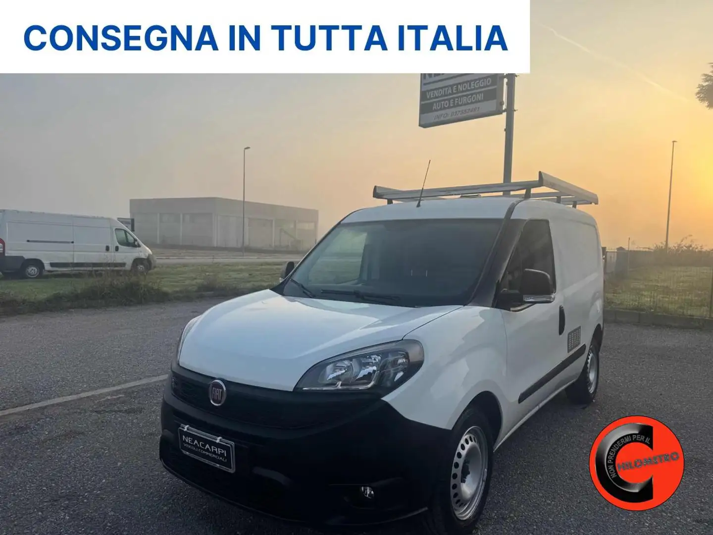 Fiat Doblo 1.4 N.P(ALLESTITO EX RETE GAS-PC-TN)CRUISE-SENSORI Bianco - 1