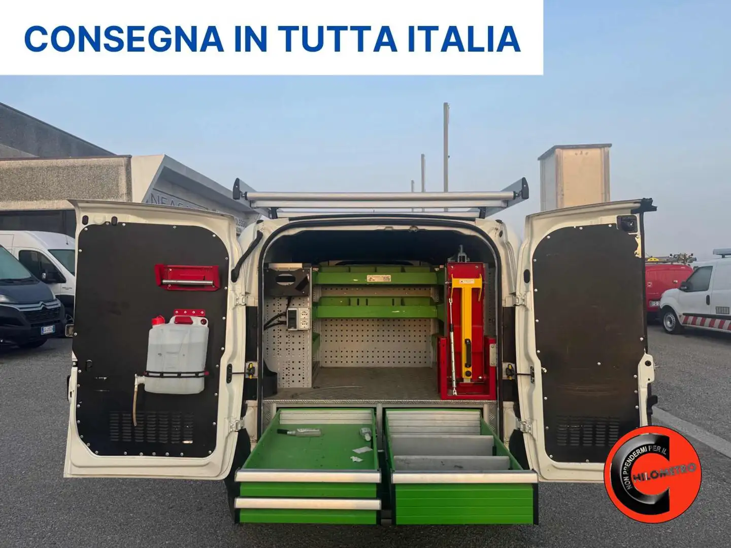 Fiat Doblo 1.4 N.P(ALLESTITO EX RETE GAS-PC-TN)CRUISE-SENSORI Bianco - 2