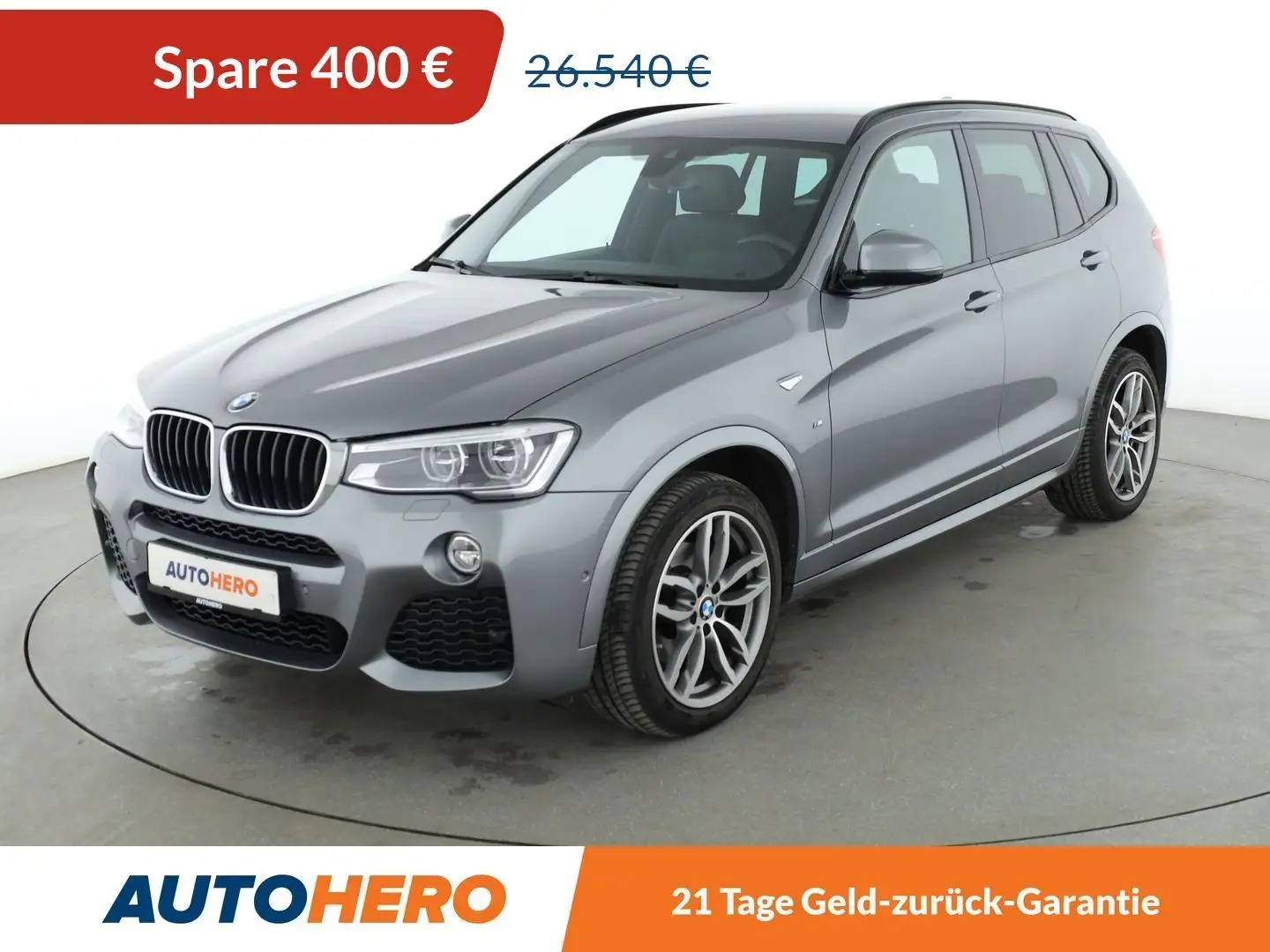 BMW X3 xDrive 20d Sport Aut.*NAVI*HEAD-UP*LED*TEMPO*CAM* Grau - 1