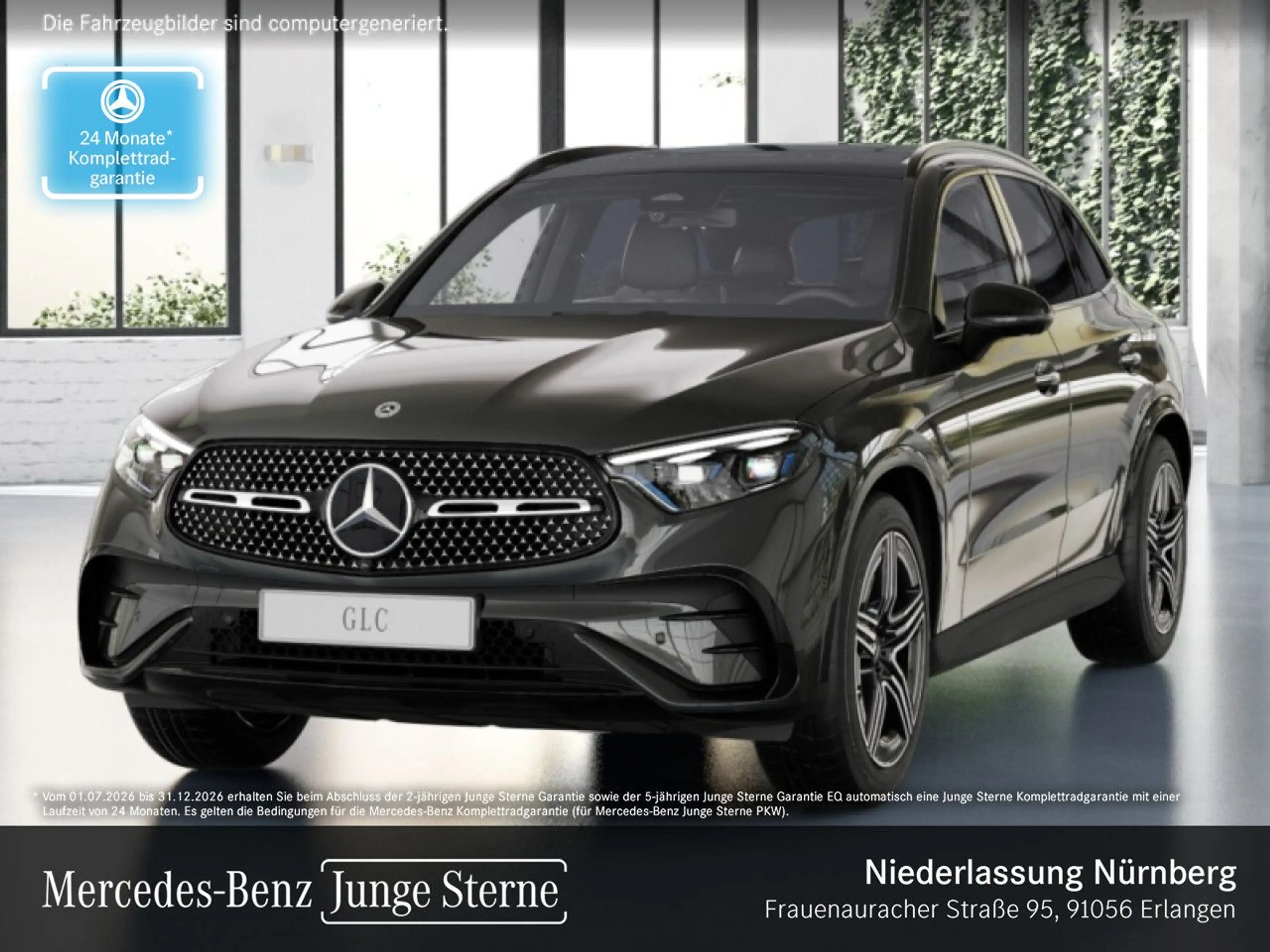 Mercedes-Benz GLC 220 d 4M AMG+NIGHT+PANO+360+AHK+STHZG+TOTW+9G