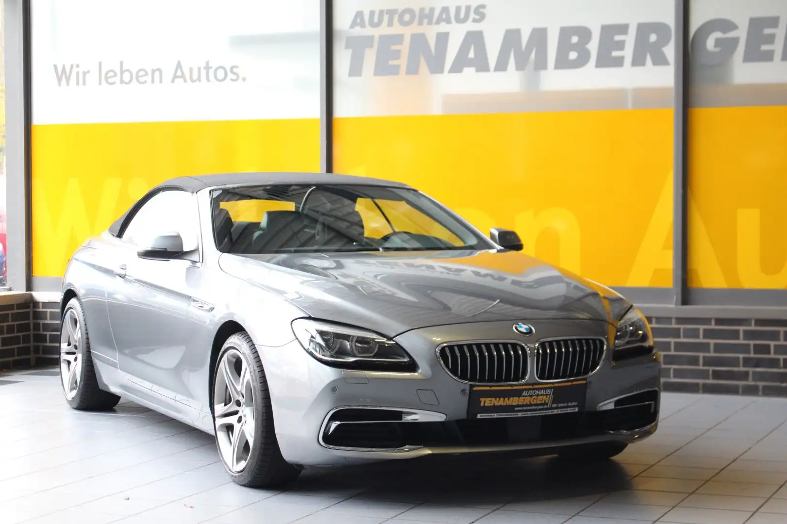 BMW 640 d xDrive Cabrio Leder Memory Kamera H&K Grau - 2