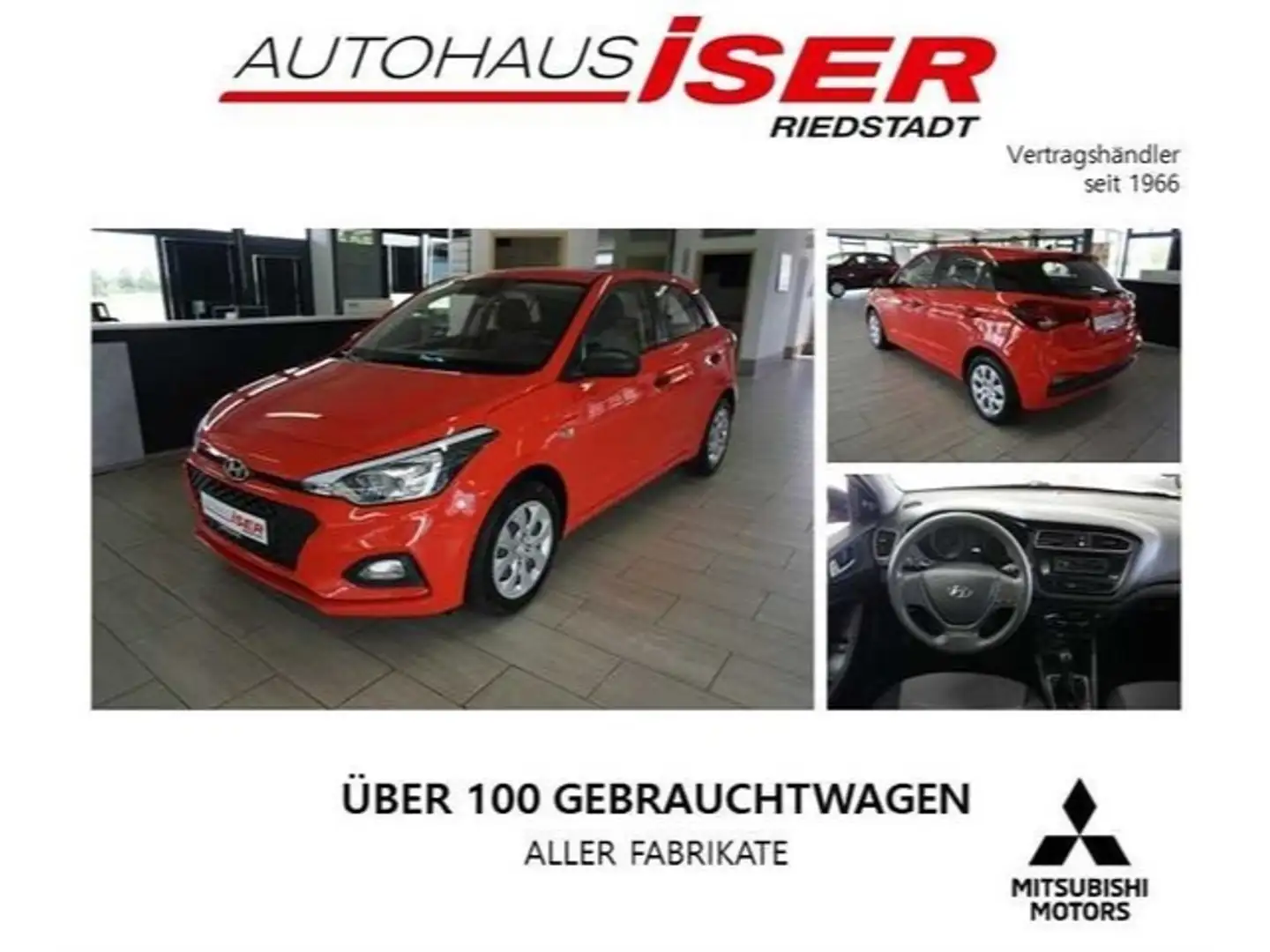 Hyundai i20 1.2 Pure GJR TÜV Neu Start-Stop Berganfahrass. Rouge - 1