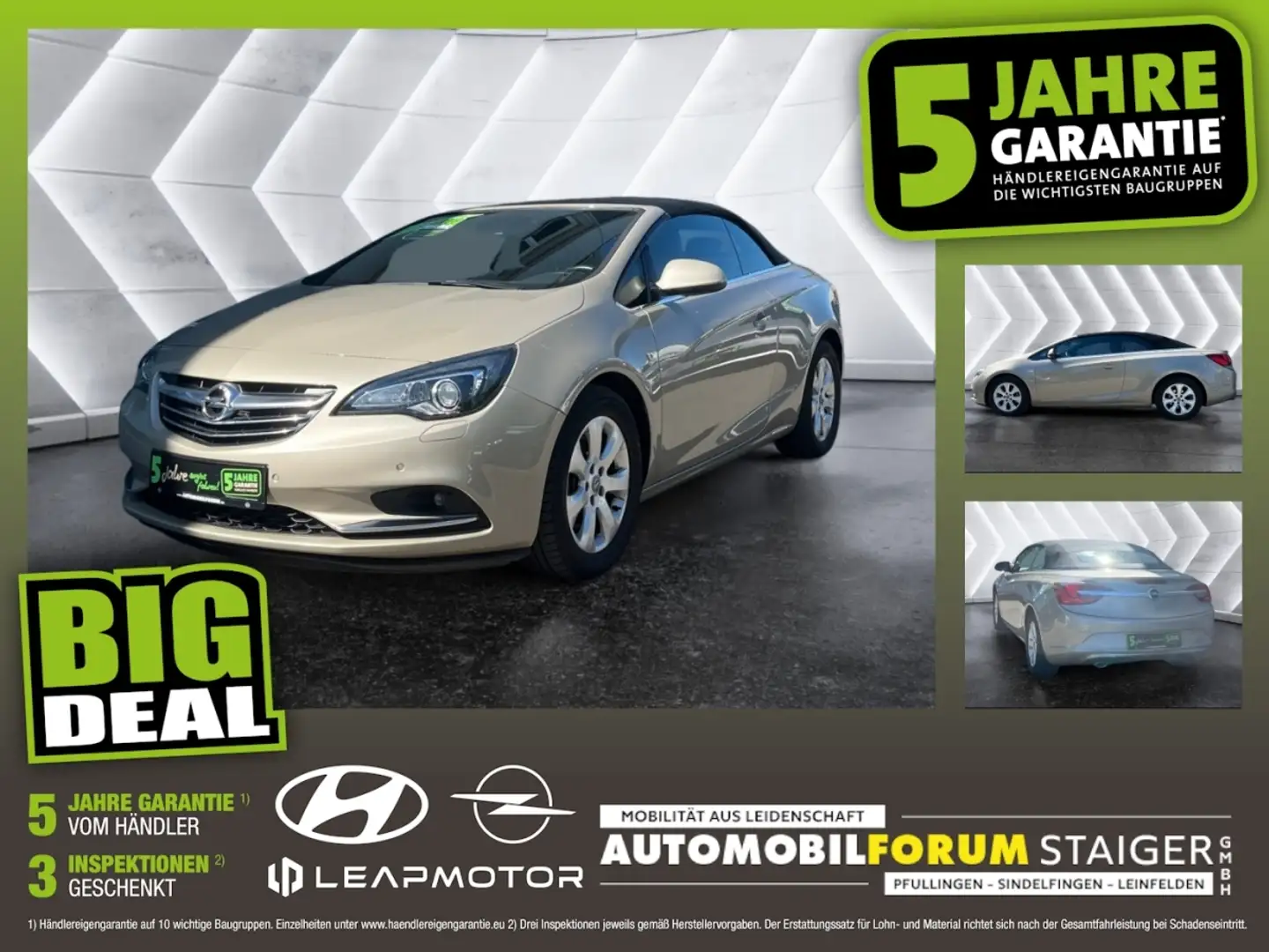 Opel Cascada 1.4 Turbo Innovation Navi Szh PDC Beige - 1