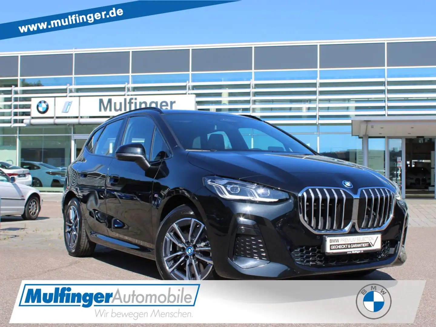 BMW 230 e xDr.AT.M Sport HUD ACC SuView PanoD.H/K AHK Schwarz - 1