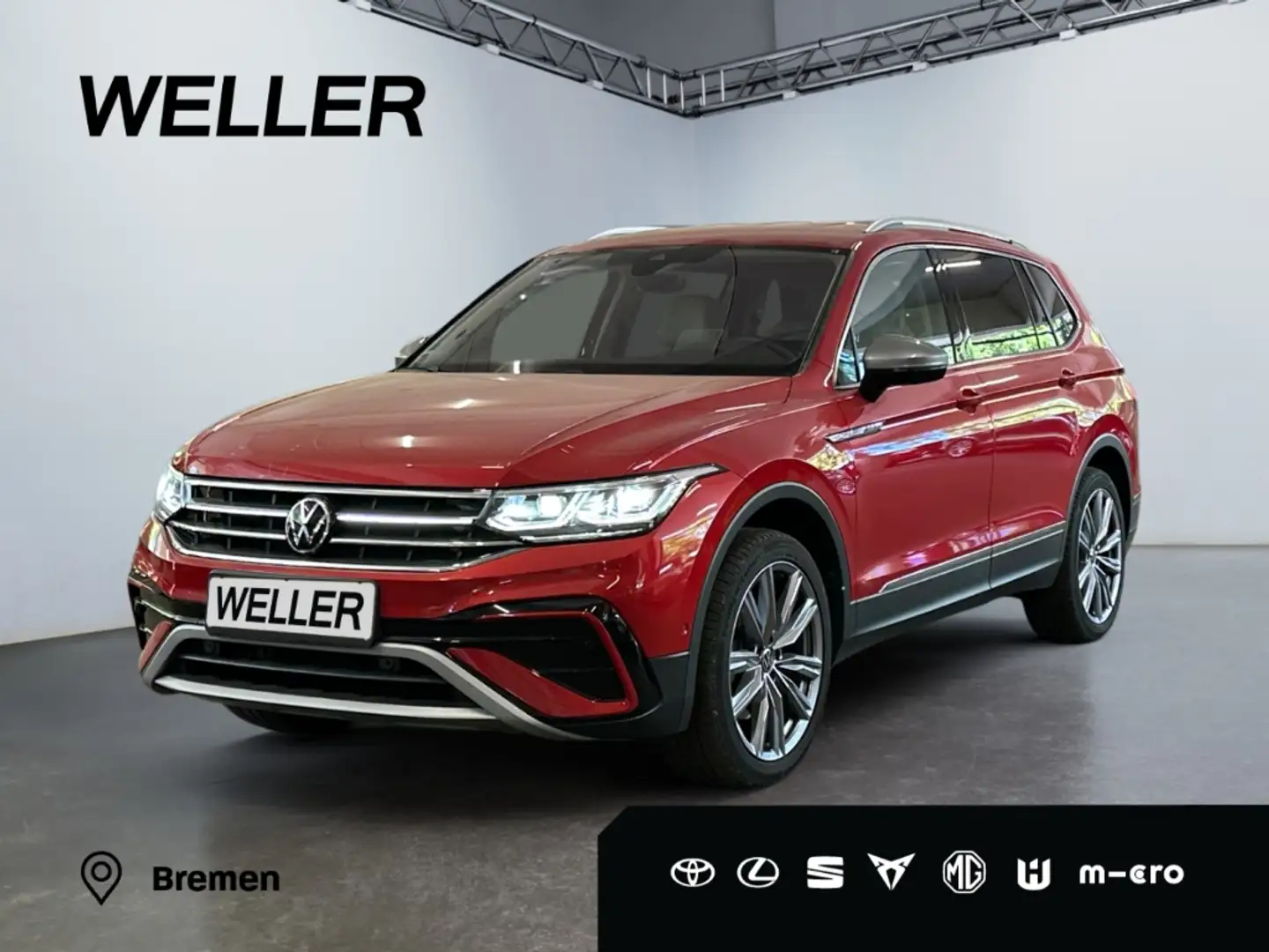 Volkswagen Tiguan Allspace 2.0 TSI 4M DSG Elegance *AHK*360* Rot - 1