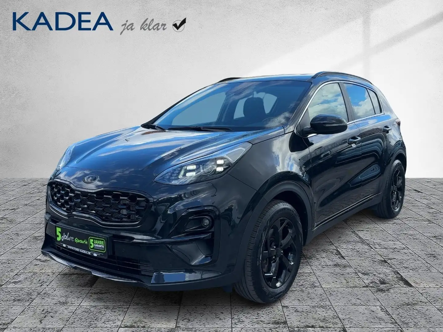 Kia Sportage 1.6 CRDi Black Edition AWD AHK*LED*NAVi Schwarz - 2