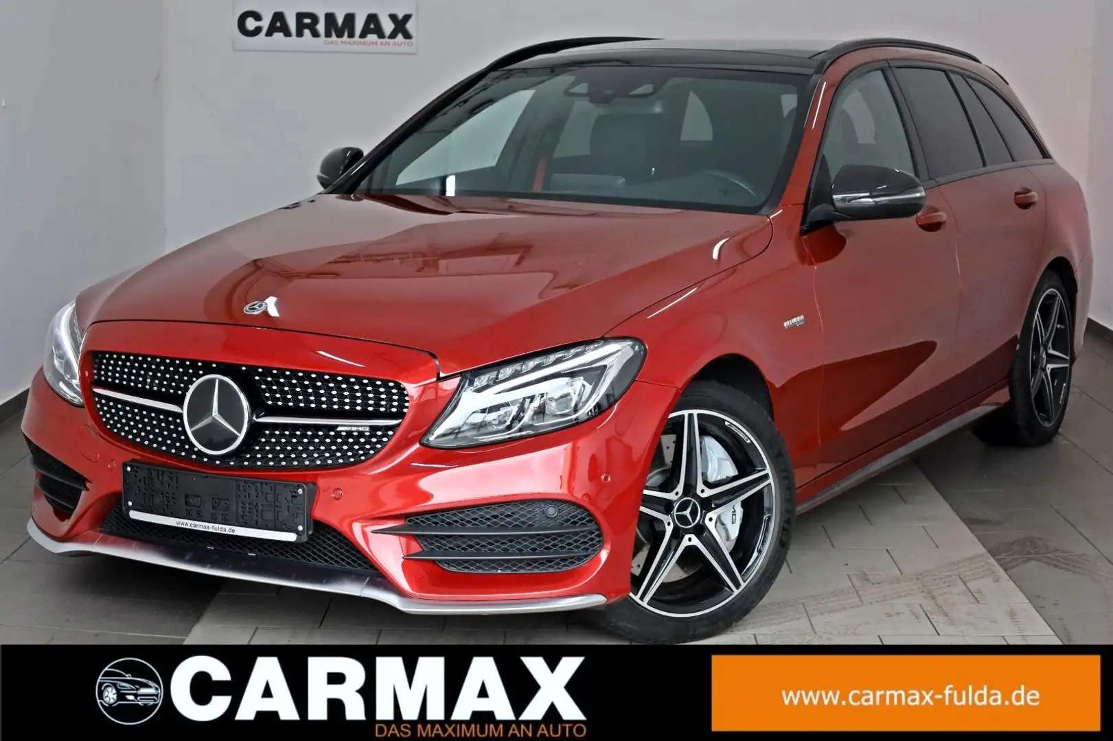 Mercedes-Benz C 43 AMG 4M,ACC,Standhzg.,Panorama,Sport-Auspuff Rouge - 1
