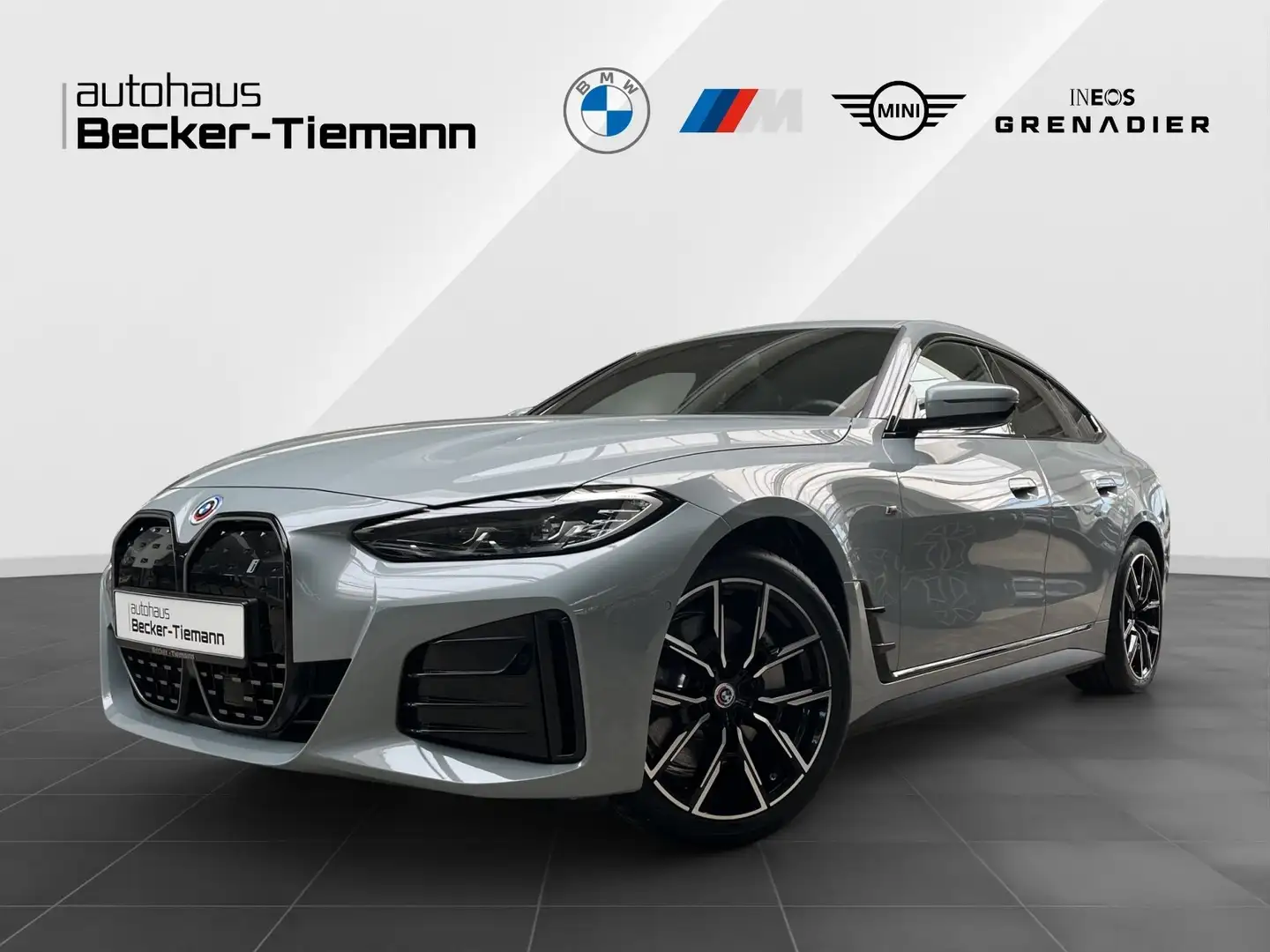 BMW i4 eDrive40 Gran Coupé M Sportpaket LC Prof Parking A Grijs - 1