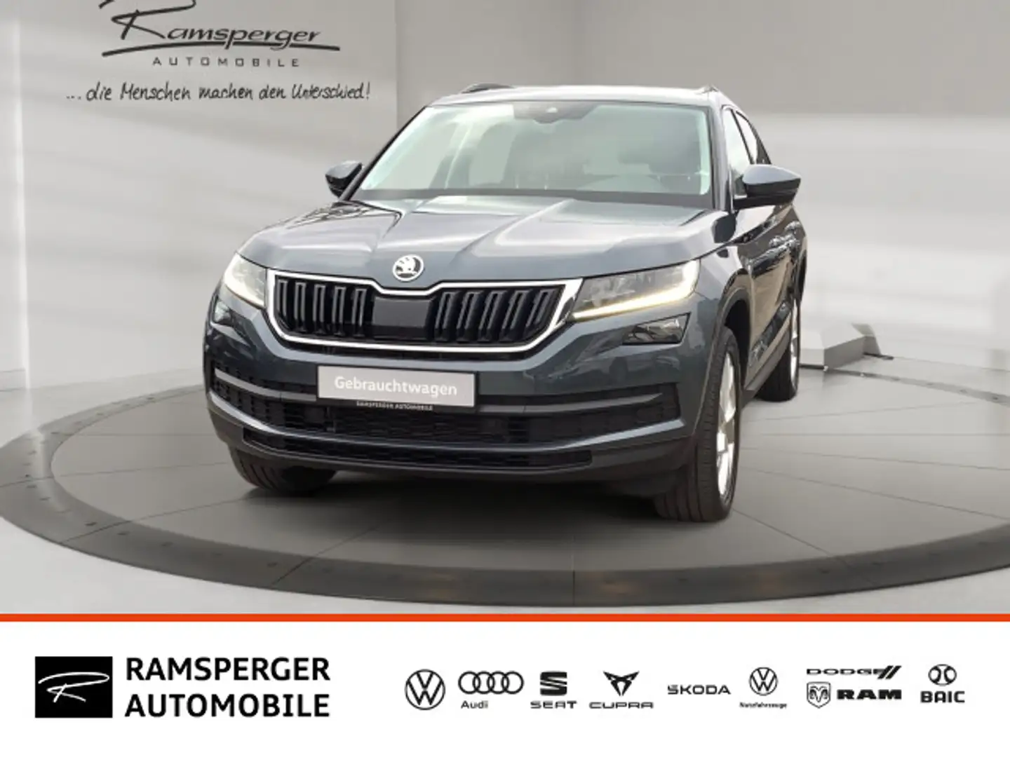 Skoda Kodiaq 2.0 TDI DSG Style 4x4 AHK ACC LED Navi Ka Grau - 1
