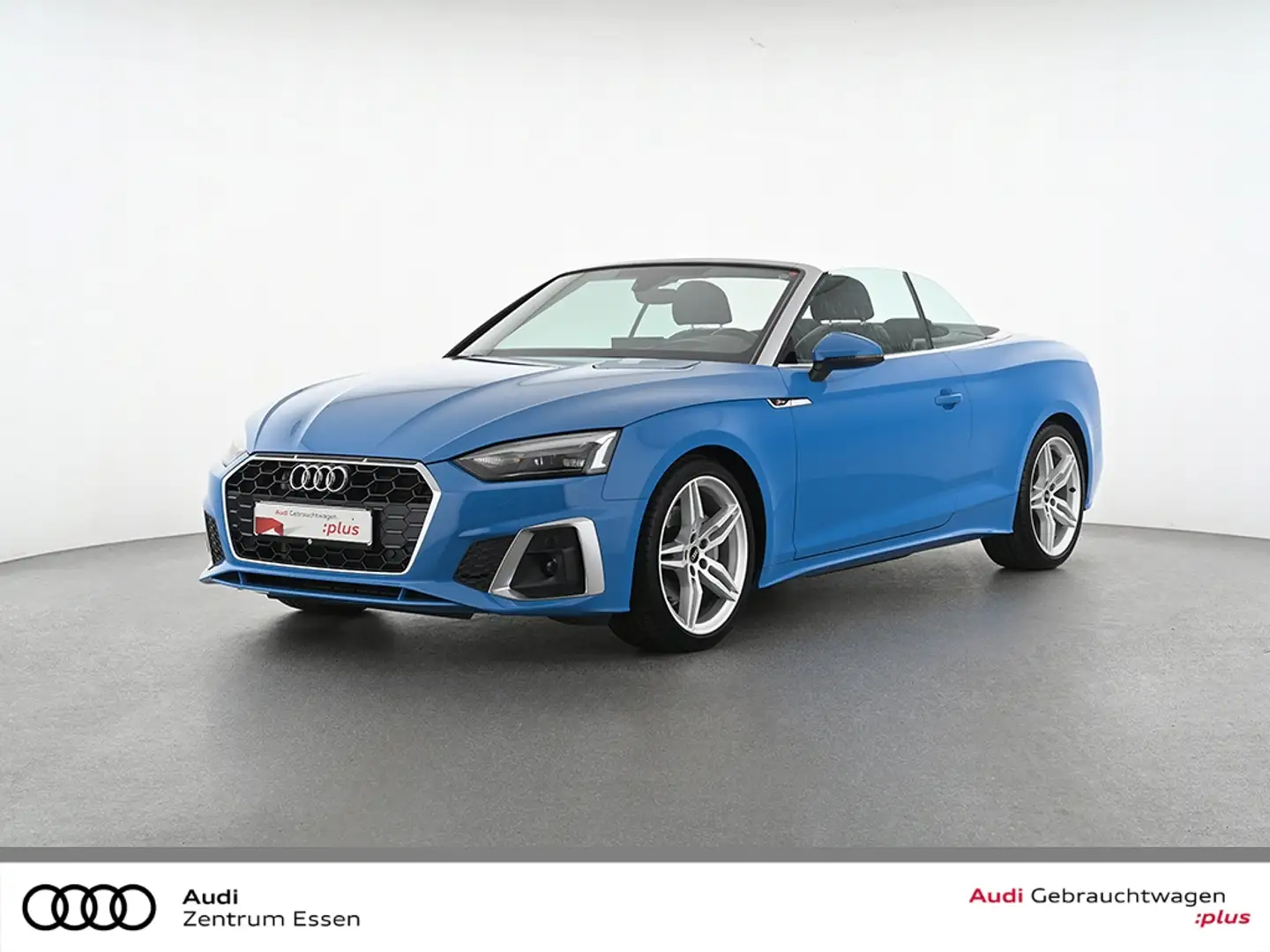 Audi A5 Cabriolet 40 TDI S-TRONIC S-LINE LED NAV SHZ PDC Bleu - 1