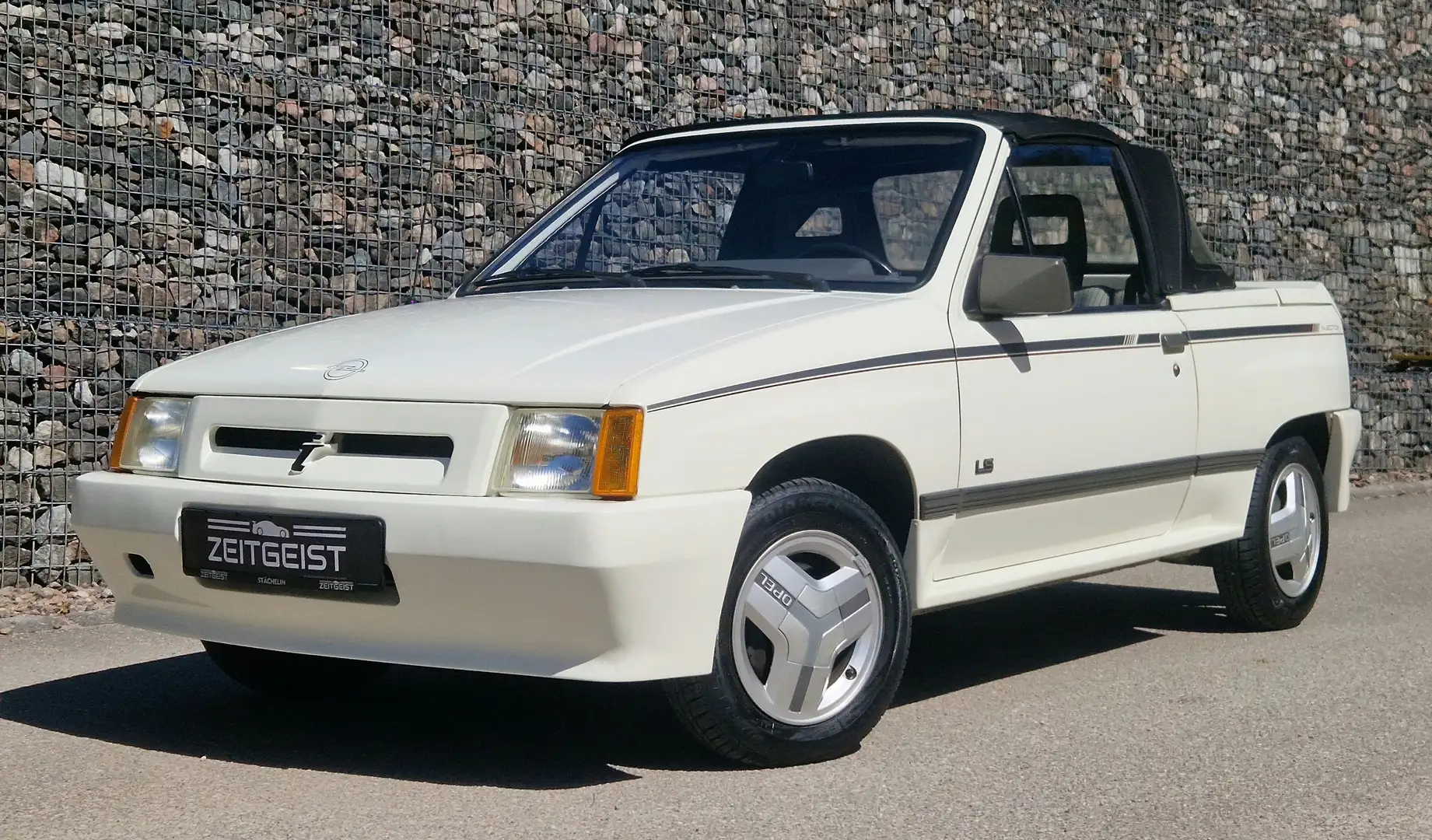 Opel Corsa A Irmscher Spider Cabriolet,H-ZULASSUNG Blanco - 2