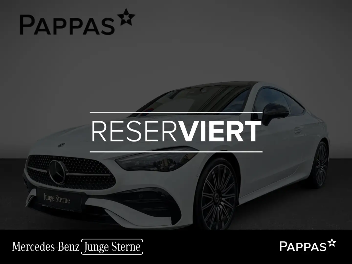 Mercedes-Benz CLE 220 d Coupé Totw LED PTS Sitzklima Pano HUD Weiß - 1